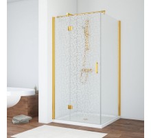 Душевой уголок Vegas Glass AFP-Fis, 100 x 80 x 190 см, профиль золото, стекло фея