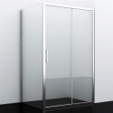 Душевой уголок WasserKRAFT Main, 130 х 90 см, стекло прозрачное, профиль серебристый, 41S33