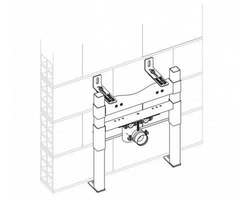 Инсталляция BelBagno BB024-BD для биде с крепежем