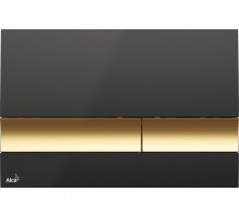 Кнопка управления AlcaPlast M1728-5, черный/золотой