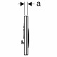 Клавиша смыва Geberit Sigma Type 21 115.884.SJ.1, черное стекло, глянцевый хром