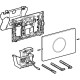 Клавиша смыва Geberit Sigma 10, бесконтактная, сенсорная, для унитаза, двойной смыв, нержавеющая полированная сталь, 115.906.SN.1