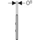 ИК-привод для писсуара Geberit Type 30, панель - альпийский белый, 116.037.KJ.1