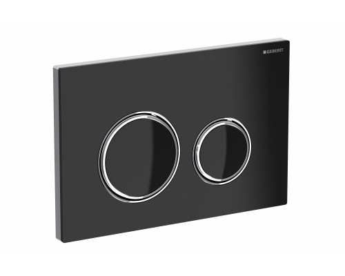 Клавиша смыва Geberit Sigma Type 21 115.884.SJ.1, черное стекло, глянцевый хром Клавиша смыва Geberit Sigma Type 21 115.884.SJ.1, черное стекло, глянцевый хром