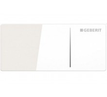Клавиша смыва Geberit Sigma Type 70 115.630.SI.1, белое стекло