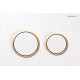 Кнопка Geberit Omega Type 20 115.085.KK.1, белая, золото