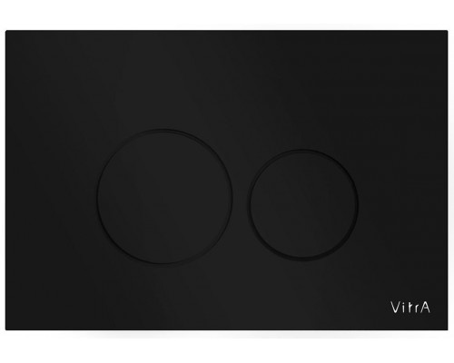 Кнопка смыва VitrA Vetro 740-1601, стекло, черная