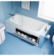 Экран для ванны Alavann МДФ Soft 150 см, белый