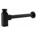 Сифон для раковины BelBagno BB-SMQ2-NERO, черный