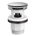 Донный клапан Hansgrohe 50105000 Push-open для раковины, с переливом, хром