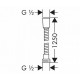 Шланг для душа Hansgrohe Sensoflex 28132000, 1,25 м