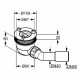 Сливной гарнитур Kludi Tasso 90 2109100-00 для душевого поддона