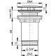 Донный клапан Ravak, без перелива, хром, X01439