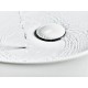 Донный клапан Ravak, без перелива, керамическая накладка белая, X01695