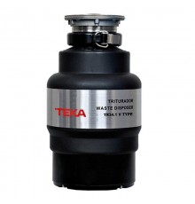 Измельчитель пищевых отходов Teka  TR 34.1 V TYPE с пневмокнопкой, черный, 40197111