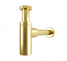 Сифон для раковины WasserKraft A170, PVD-покрытие "матовое золото"