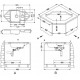 Мойка кухонная Alveus LINE 40 LEI-90 980 x 500 1085940