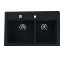Мойка кухонная Alveus Granital Atrox 50 Carbon - G91 790х500 мм, черный 1132002