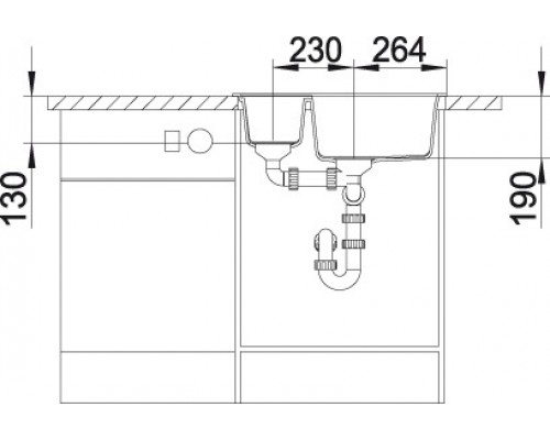 Мойка Blanco Metra 6, 516162, кофе, 61,5 x 50 см