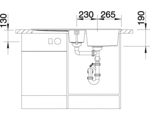 Мойка Blanco Metra 6 S 513053, антрацит