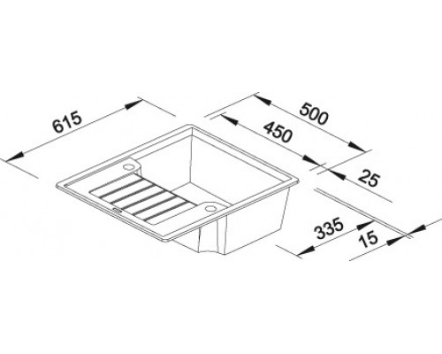 Мойка Blanco Zia 40S 516922, белый, 61,5 x 50 см