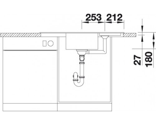 Мойка Blanco Zia 9E 514759 жасмин, 93 x 51 см