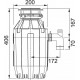 Измельчитель отходов Franke Turbo Elite TE-125 с пневмокнопкой 134.0535.242