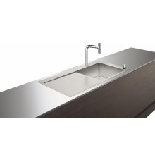 Кухонная мойка со смесителем Hansgrohe 450, C71-F660-03, с крылом, хром (43205000)