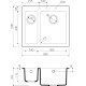 Мойка кухонная Omoikiri Bosen 59-2-WH 4993152 белая