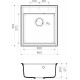 Мойка кухонная Omoikiri Daisen 46-DC 4993613 темный шоколад