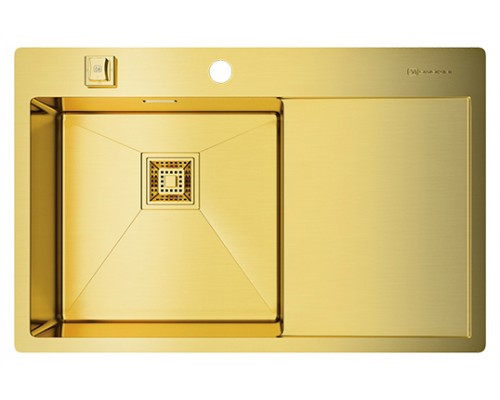 Мойка кухонная Omoikiri Akisame 78-LG-L 4973085 светлое золото