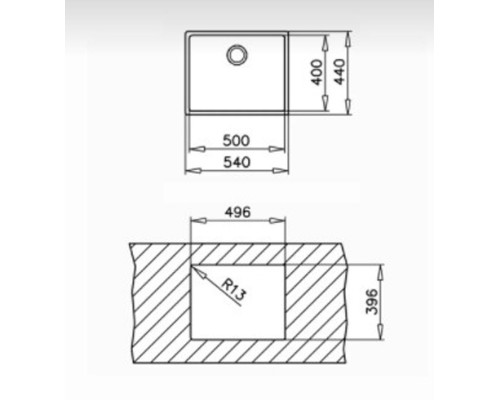 Мойка кухонная Teka Be Linea Rs15 50.40 полированная, 115000005