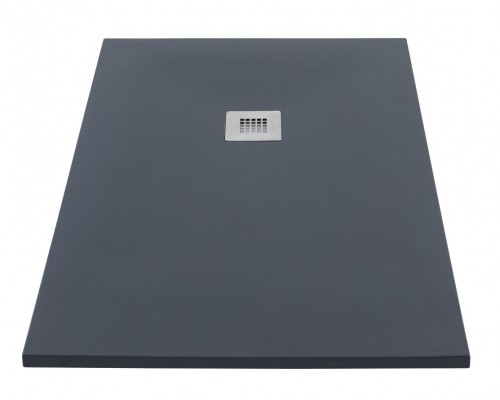 Душевой поддон Aquanet Pleasure 160 х 90 см, прямоугольный, черный камень, 258895