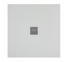 Душевой поддон Aquanet Pleasure 100 х 100 см, квадратный, серый камень, 258875