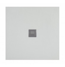 Душевой поддон Aquanet Pleasure 90 х 90 см, квадратный, серый камень, 258874