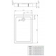 Поддон для душа Radaway Doros F, 90 x 70 см, прямоугольный, SDRFP9070-05