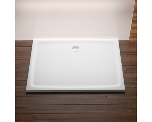 Поддон Ravak Gigant Pro Flat, 100 x 80 см, из искусственного камня, белый,  XA03A411010