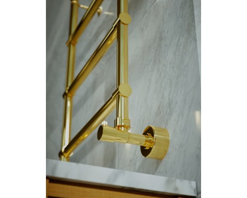 Полотенцесушитель Margaroli Sole 442-4 4423704GON, высота 72 см, ширина 43.5 см, золото