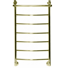 Полотенцесушитель водяной Ника Arc ЛД ВП 7-Br, высота 100 x ширина 55 см, с полочкой, цвет бронза