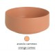 Раковина ArtCeram Cognac Countertop COL003 13; 00, накладная, цвет - arancio cammeo (оранжевый камео), 55 х 35 х 14,5 см