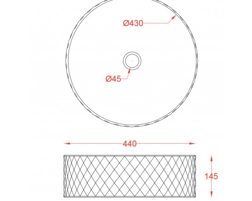 Раковина ArtCeram Rombo OSL009 01; 00, накладная, цвет - белый глянцевый, 44 х 44 х 14,5 см