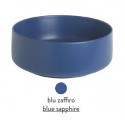 Раковина ArtCeram Cognac COL002 16; 00, накладная, цвет - blu zaffiro (синий сапфир), 48 х 48 х 12,5 см