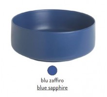 Раковина ArtCeram Cognac COL002 16; 00, накладная, цвет - blu zaffiro (синий сапфир), 48 х 48 х 12,5 см