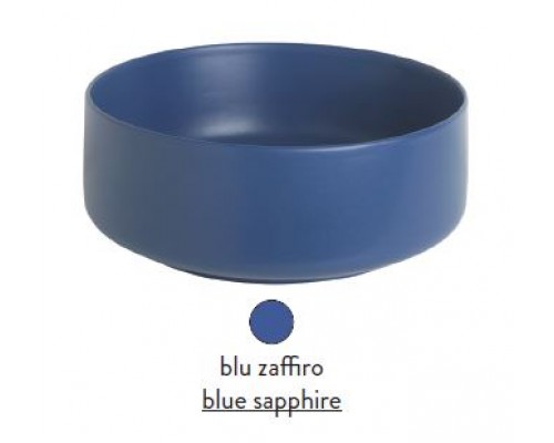 Раковина ArtCeram Cognac Countertop COL004 16; 00, накладная, цвет - blu zaffiro (синий сапфир), 35 х 35 х 16 см