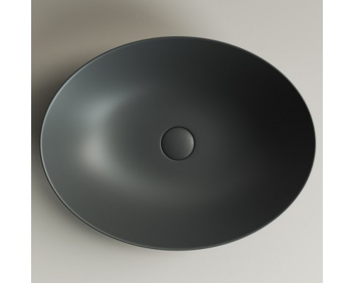 Раковина Ceramica Nova Element 52 x 39.5 x 13 см, накладная, тёмный антрацит матовый, CN6017MDH