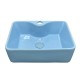 Детская раковина Comforty 7291B 40 см, с донным клапаном, голубой, 00-00006450