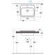 Раковина Globo Stone SSN55.BI*1 55*45 см встраиваемая