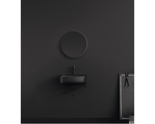 Раковина накладная Kerasan Nolita 534031*1, 50 х 45 см, цвет черный матовый