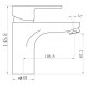 Смеситель для раковины BelBagno Loyd LOY-LVM-CRM