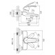 Смеситель D&K Passau Bayern DA1193201 для ванны и душа
